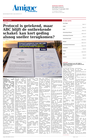 Amigoe Daily Krant — Dageditie (2026-09-10)