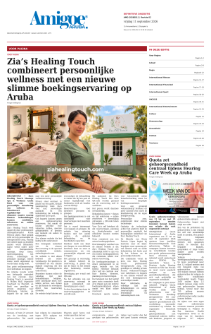 Amigoe Daily Krant — Dageditie (2026-09-11)