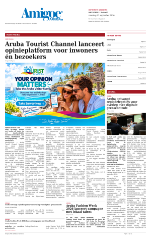 Amigoe Daily Krant — Dageditie (2026-09-12)