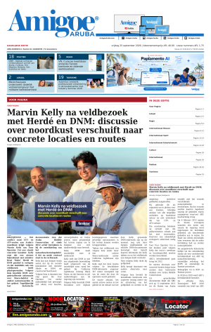 Amigoe Daily Krant — Dagelijkse Editie (2026-09-25)