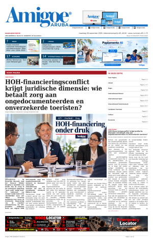 Amigoe Daily Krant — Dagelijkse Editie (2026-09-28)